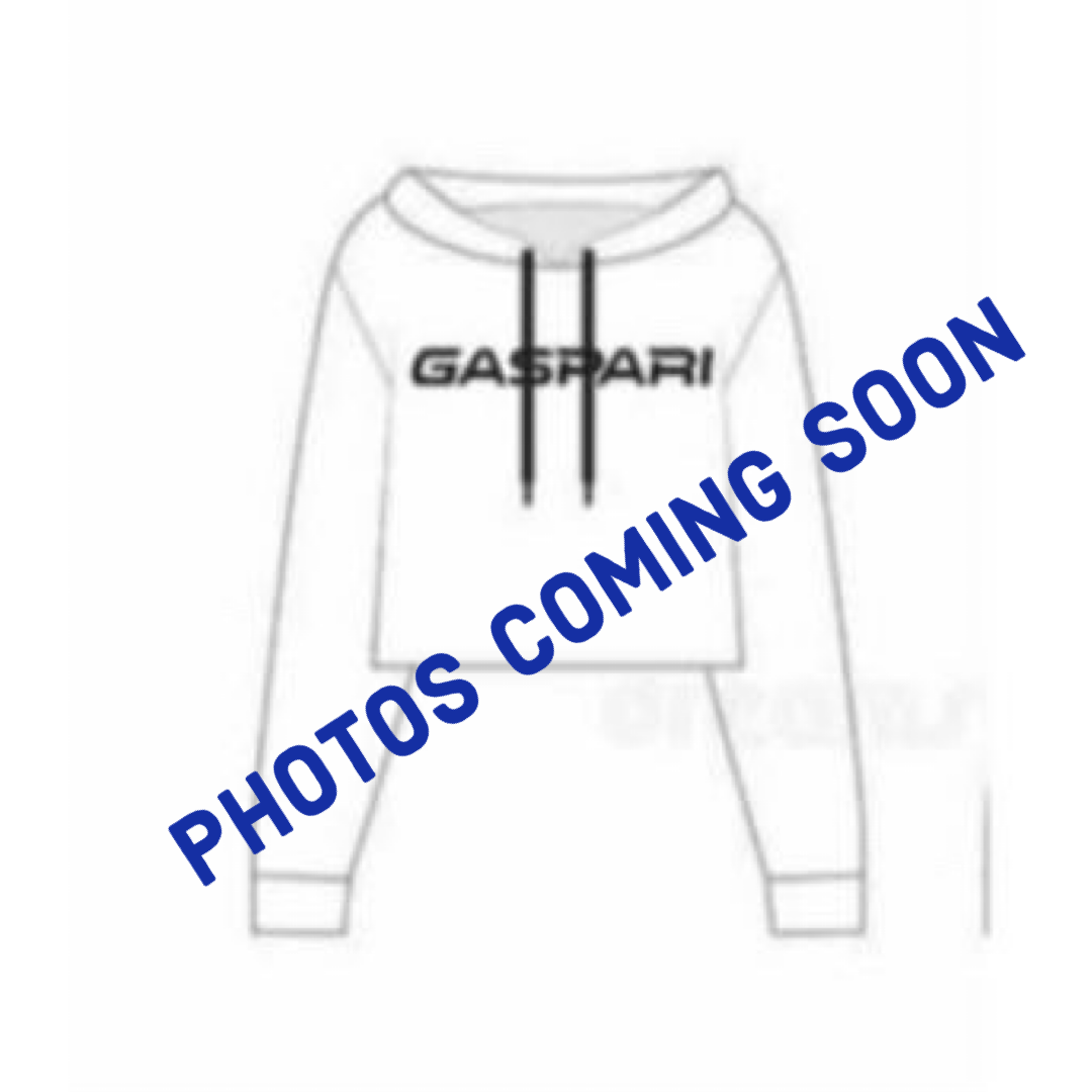 Gaspari Crop top Hoodie Beige