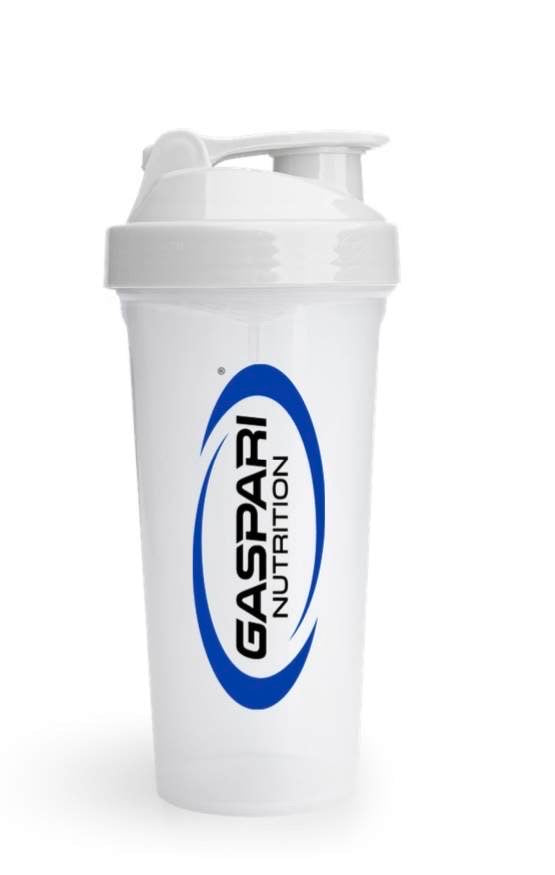 Gaspari shaker white blue